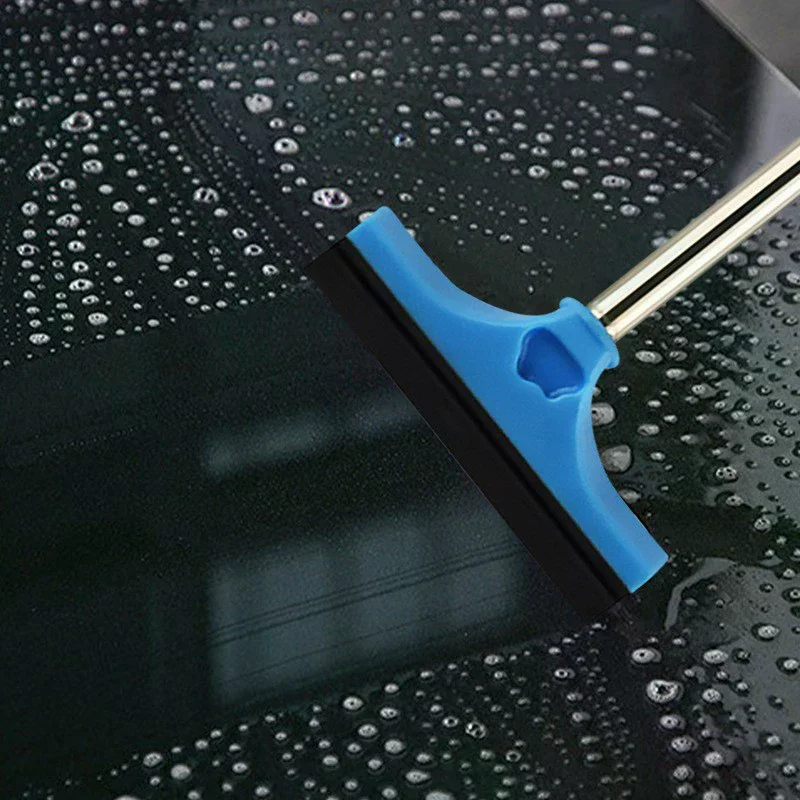 Car Rearview Mirror Wiper Telescopic Squeegee For Auto Glass Portable Water Cleaner Rod Automotive Cleaning Tool