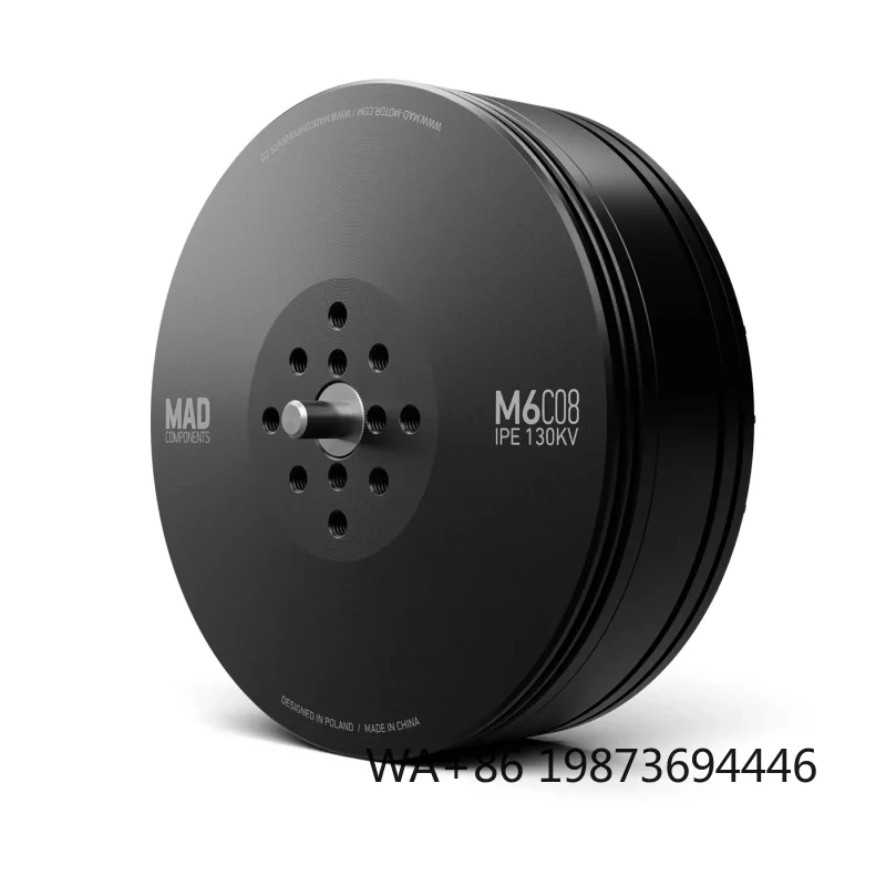

M6C08 IPE High Quality Black Brushless Motor Waterproof UAV Motor Use for Paramotor Quadcopter
