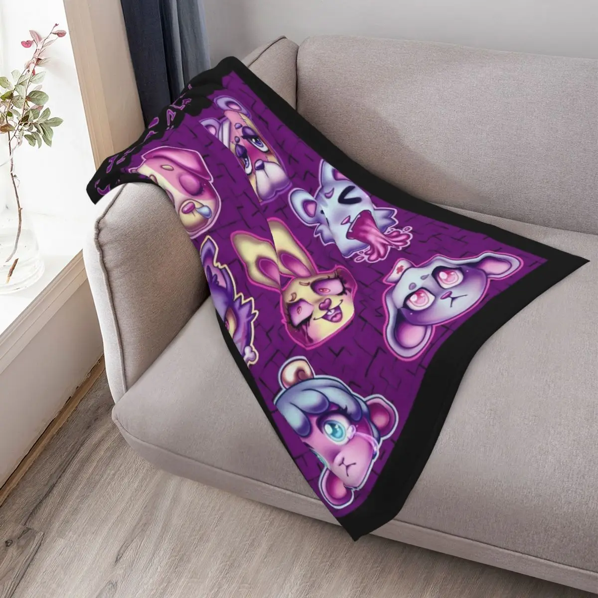 TraumAnimals رمي بطانية الأربعاء الفاخرة رمي الشعر الشتاء أسرة البطانيات #3