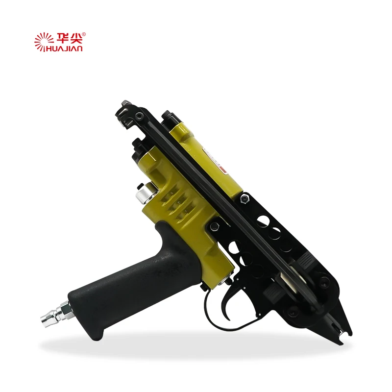 Industrial C1214 Spring Mattress Clinching Nail Guns Pneumatic Furniture Car Seat Hog C-Ring Air Nailer DIY Grade Factory Price
