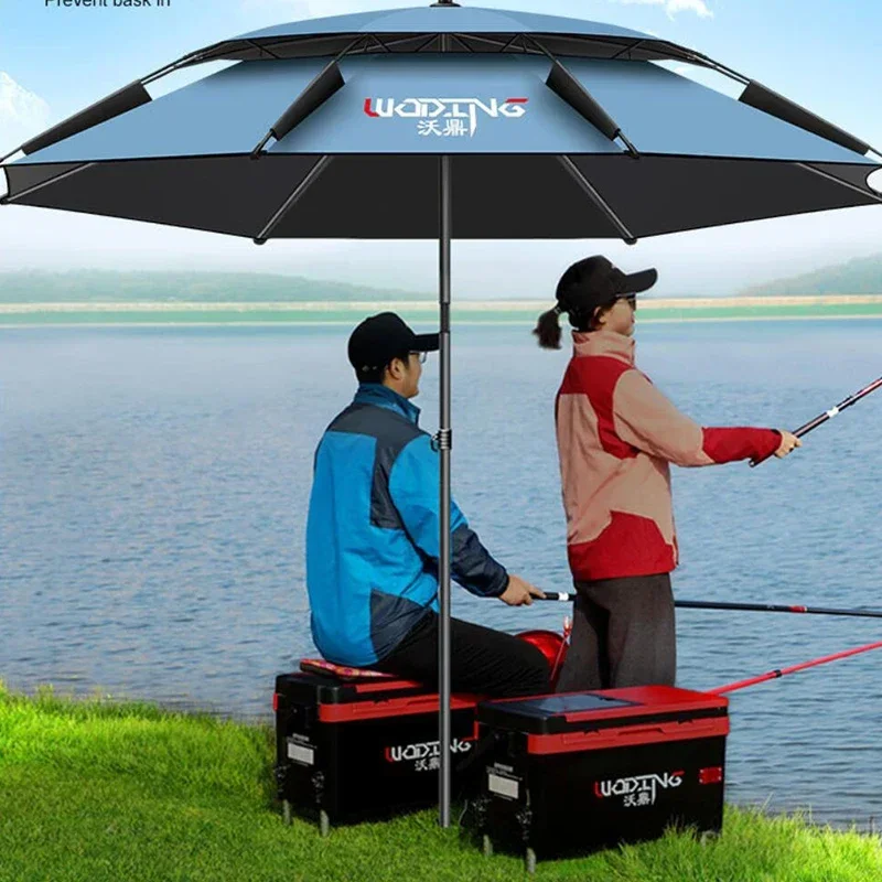 1.8---2.6m 360° Outdoor Beach  Camping Fishing Umbrella Foldsunshade Anti-Uv Waterproof Awning Rain Umbrella