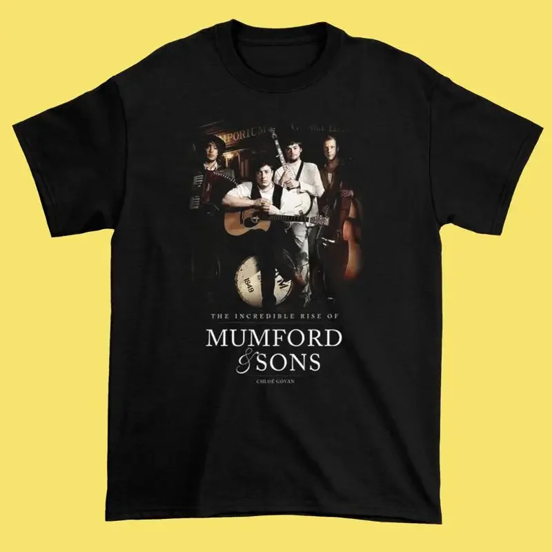 ХИТ! Футболка Mumford and Sons из черного хлопка, все размеры от S до 5XL, для фанатов, HD185
