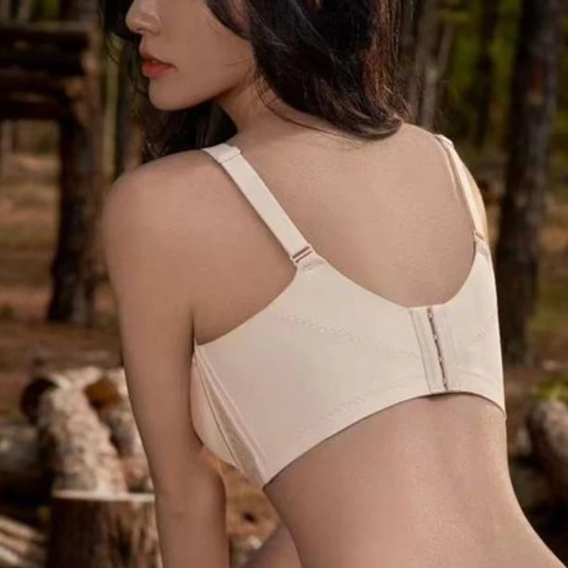女性の痩身ブラジャー軽量高級痩身パッド入り成形カップ付きブラジャー大きいサイズ大きな胸を小さく見せるブラジャー下着