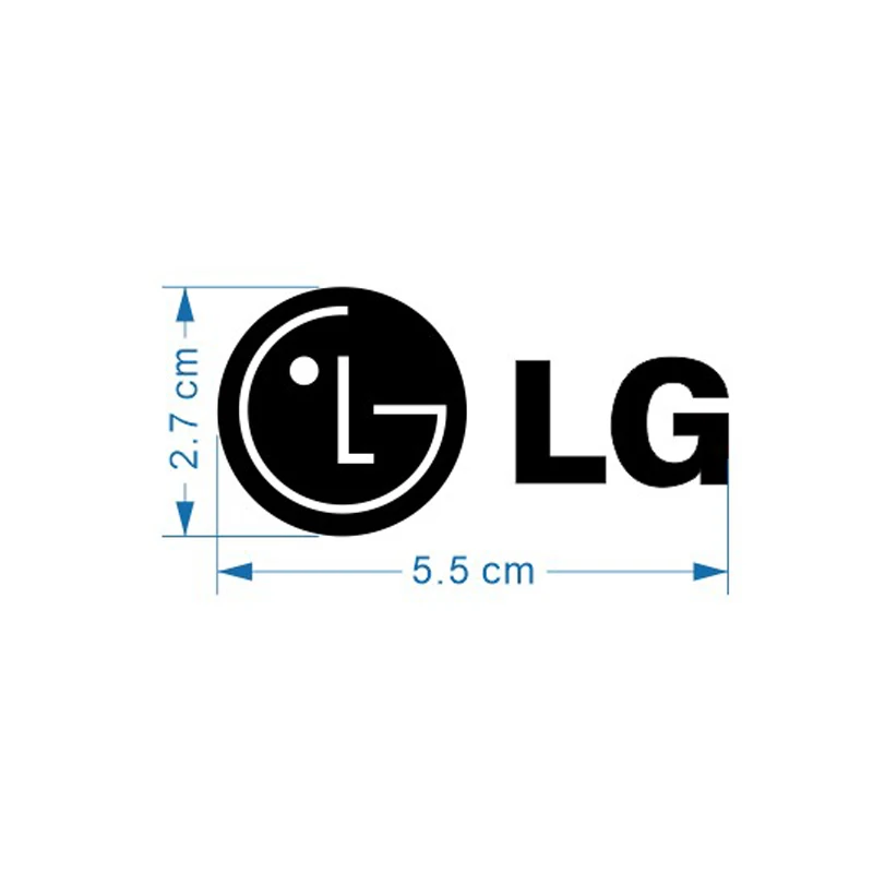 LG Metal Sticker Washing Machine Refrigerator Monitor Logo Sticker Mobile Phone Label Sticker Electric Appliance Sticker