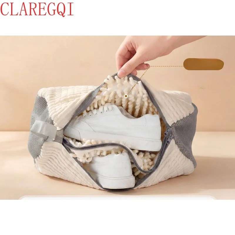 Exclusively For Dry Cleaners Shoe Washing Machine Bag Drum Washing Anti Deformation Shoe Washing Bag Lazy Artifact Reusable view 4