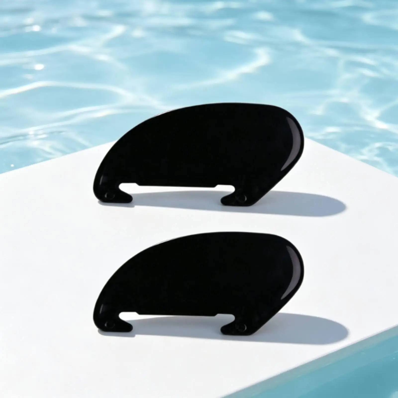 Water Sports Side Fin Clip-on Surfboard Fin ABS for Kayak Paddle Board Stability Control Fin
