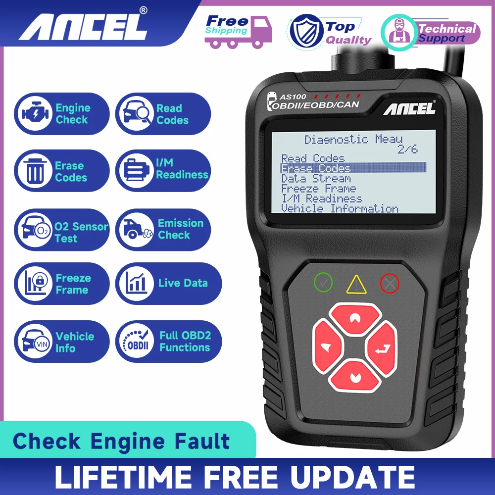 Ancel AS100 Obd 2 S… - image