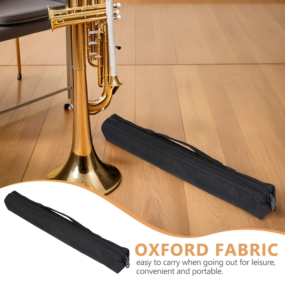 Черная ткань Оксфорд, портативная вертикальная сумка для хранения флейты, водонепроницаемый прочный мини-саксофон, рекордер, чехол для переноски инструментов