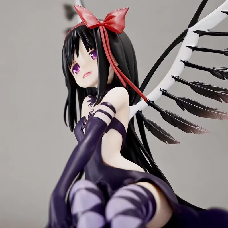 Nueva figura de Puella Magi Madoka Magica Akemi Homura Chica de Anime figura de acción de Pvc juguete Gk estatua juego colección modelo muñeca regalo