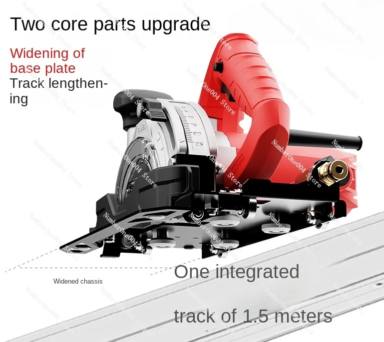 New large plate electric track cutting machine ceramic tile rock plate lengthened track 45 degrees chamfer straight cut into one