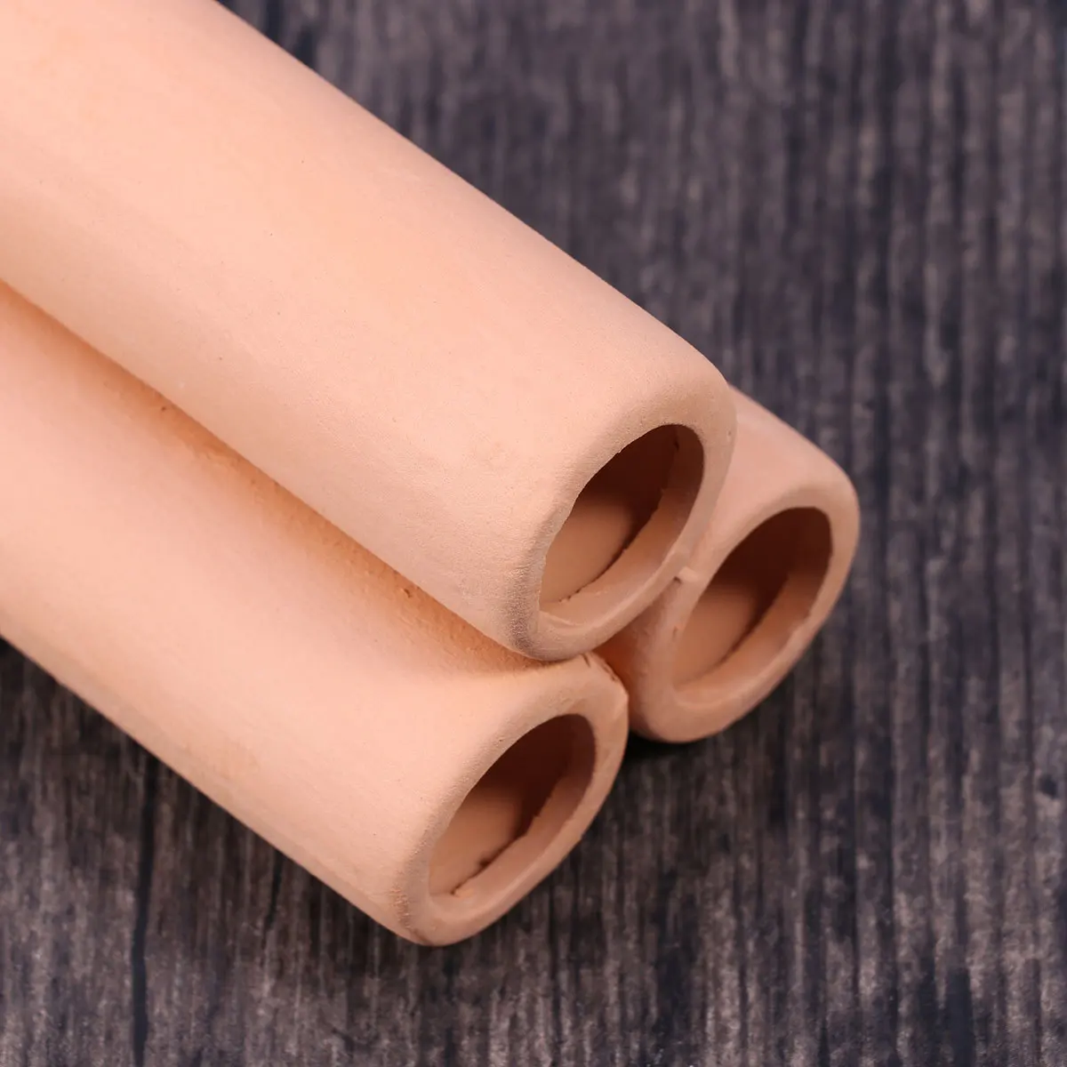 

Mineral Tube for Fish Tank Ceramic Shrimp Moss Holder Cultivating Container for Aquatic Plants Water Purification and