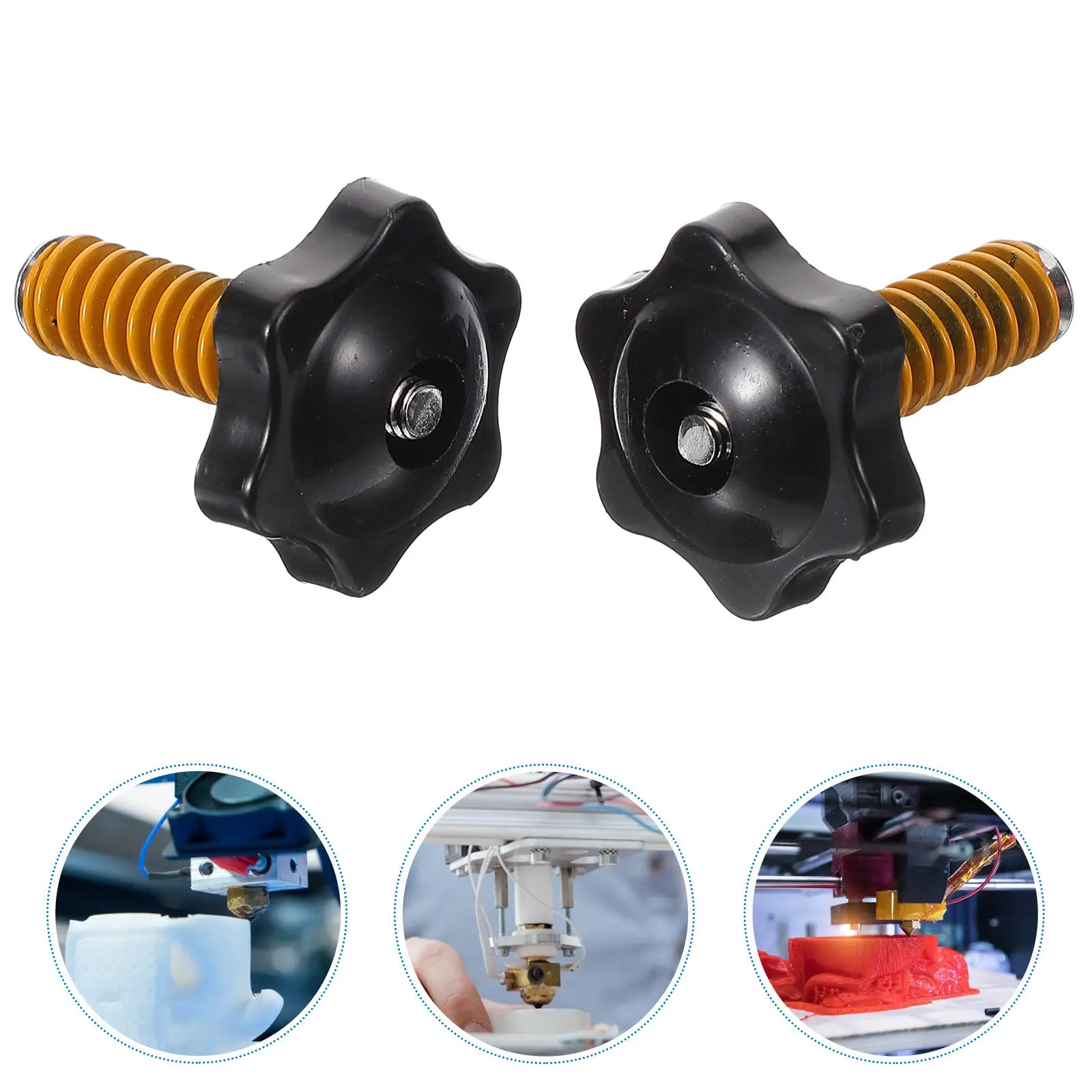 

1Set Professional 3D Printer Leveling Kit Aluminum Bed Leveling Springs Easy Installation Maintenance for Ender