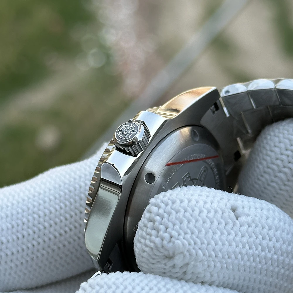 STEELDIVE Męski Zegarek Nurkowy 40.5mm Automatyczny Mechaniczny Zegarek na Rękę 30Bar Wodoodporny BGW-9 Luminescencyjny Szafirowy NH35 Szafirowa Luneta