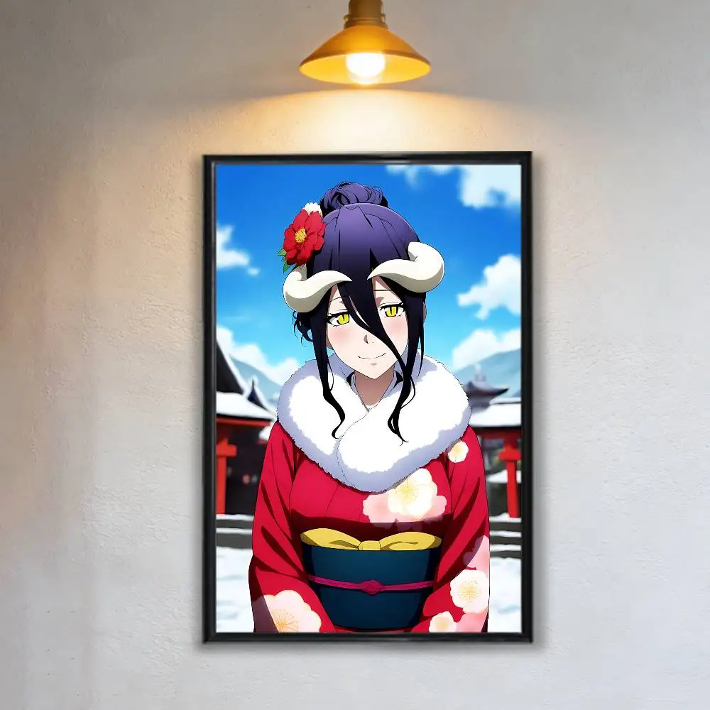 Shalltear Bloodfallen Albedo Overlord Poster Poster Paper Print Home Living Room Bedroom Entrance Bar Cafe Art Painting