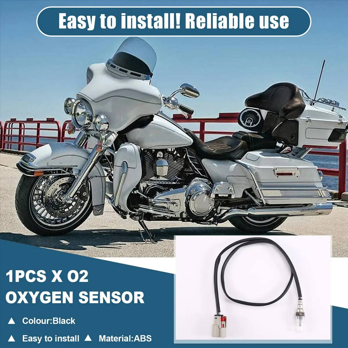 A23Z 27729-10 Front Probe O2 Oxygen Sensor for Ultra Limited Road Trike Tri Street Glide FLHTC 932-14064