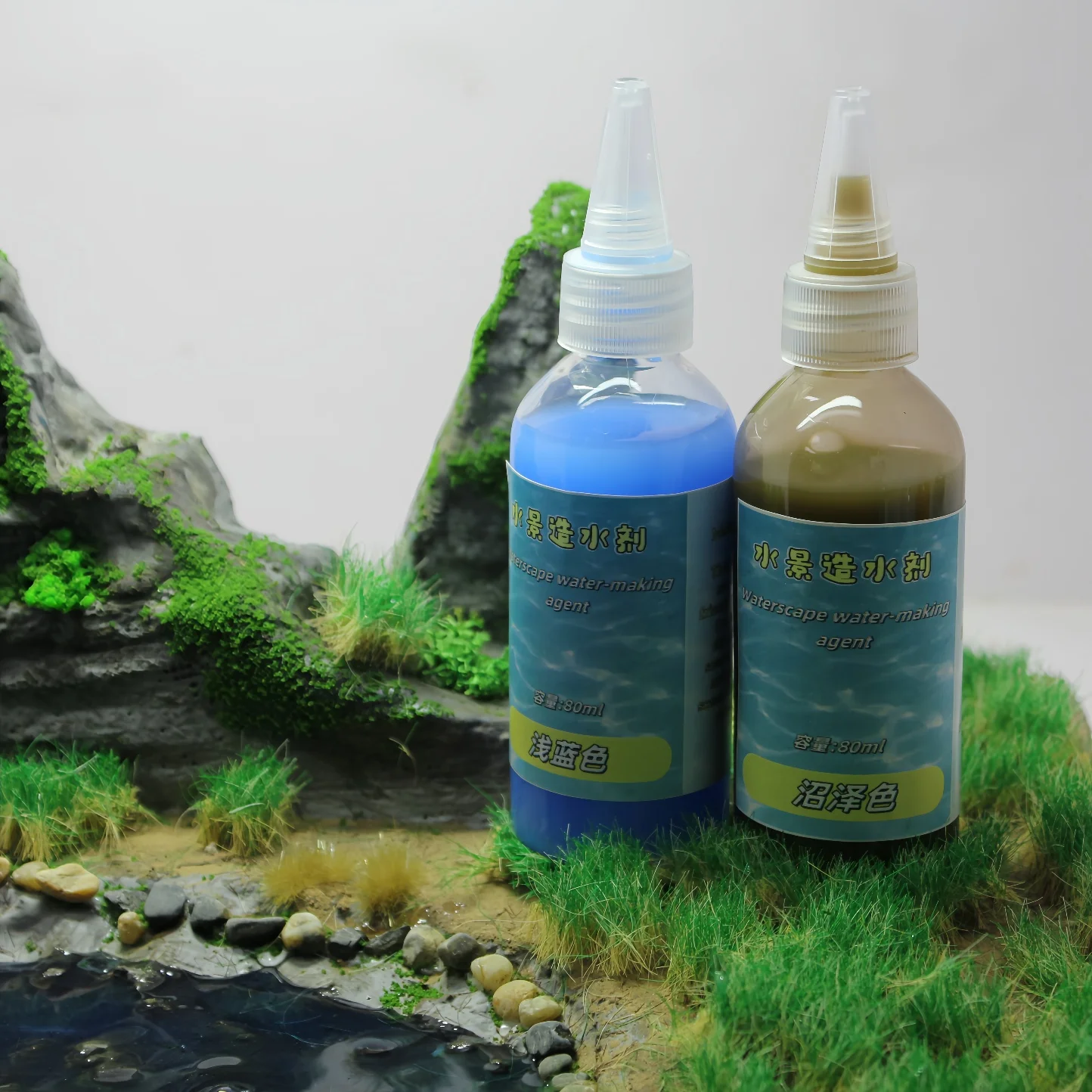 

New DIY handmade miniature landscape sand model water additive river, lake and ocean model micro landscape enthusiast material