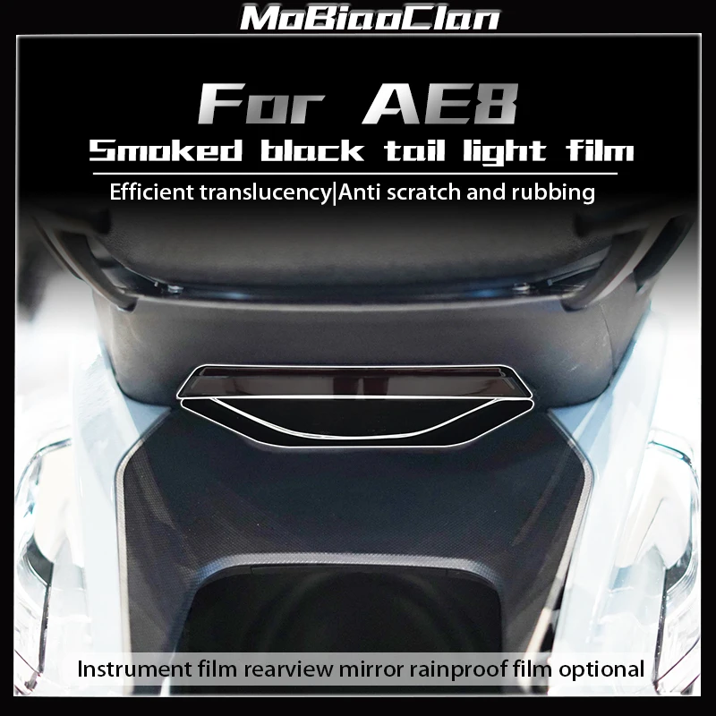 Para ZEEHO AE8 AE8 + AE8S + película de instrumento de alta transparencia modificada que cambia de color película de faro accesorios de película de luz trasera