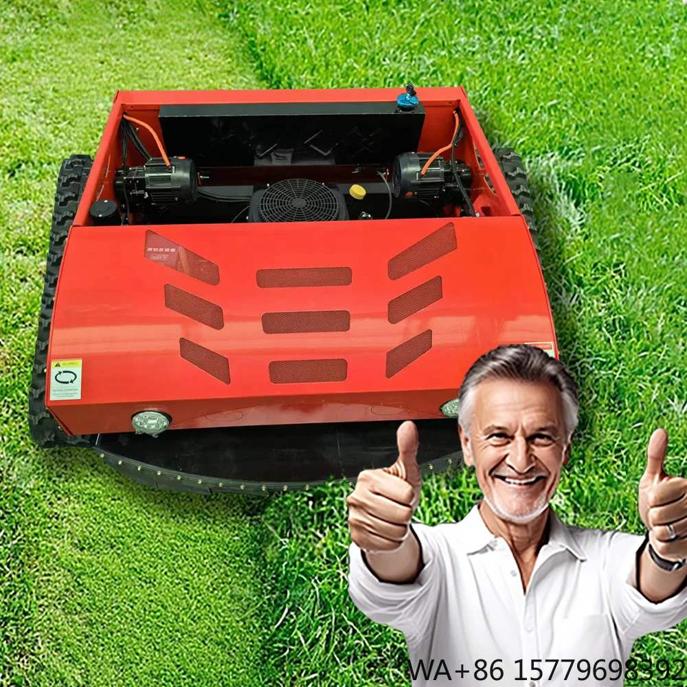 Pesticide Spraying and Mowing Integrated Track Lawn Mower Suitable for Lawn Gardening Pruning and Weeding