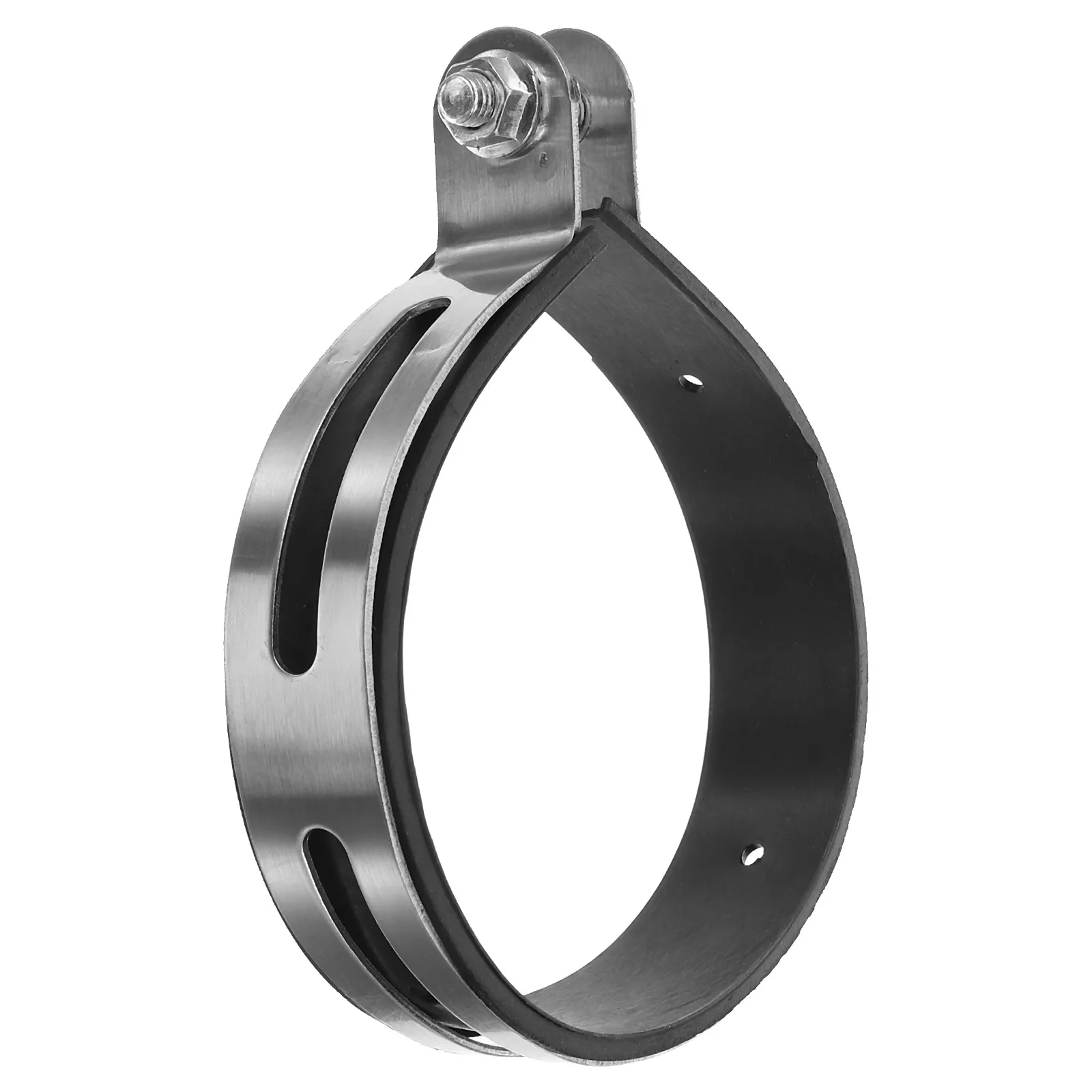 ท่อไอเสียท่อClamps 110-115 มม.เส้นผ่านศูนย์กลางภายในทนทานBand Clampชุดซ่อมรถจักรยานยนต์ปรับท่อไอเสียCouplerไอเสีย