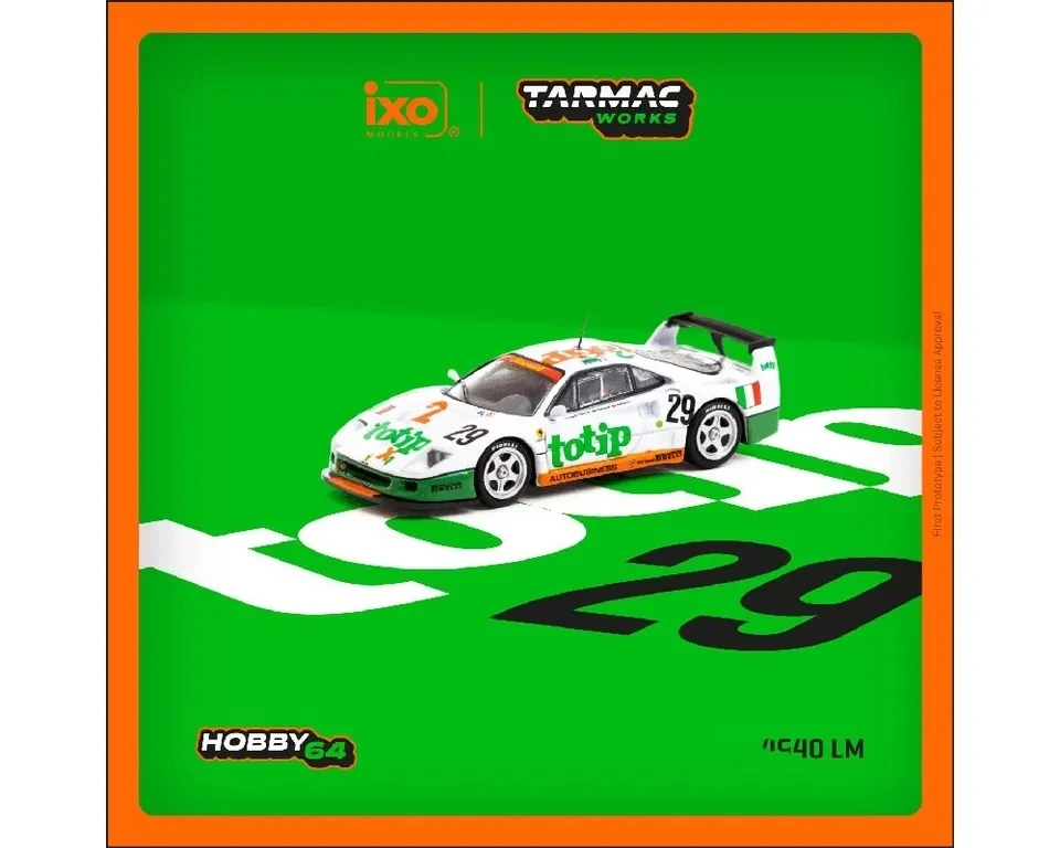 

Коллекция автомобилей TARMAC WORKS F40 LM 24H OF LE 1994 масштаб 1:64, ограниченная серия, хобби-игрушки