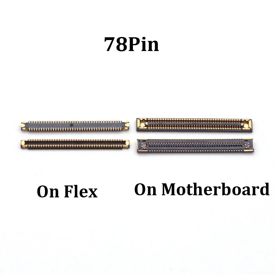 

2pcs 78Pin For Samsung Galaxy M12 M127 M127F A12 A125 A125F A125DS Charging Plug Port USB Charger FPC Connector On Motherboard