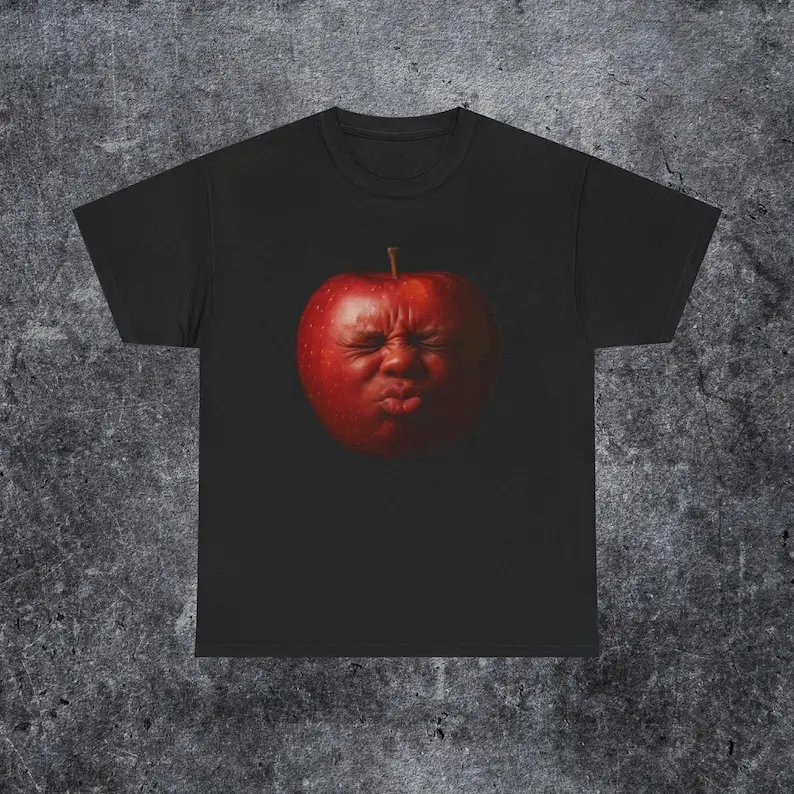 funny ai apple meme Silly brainrot meme shirt Funny birthday fruit party shirtSilly gift for him Silly ai apple meme shirt