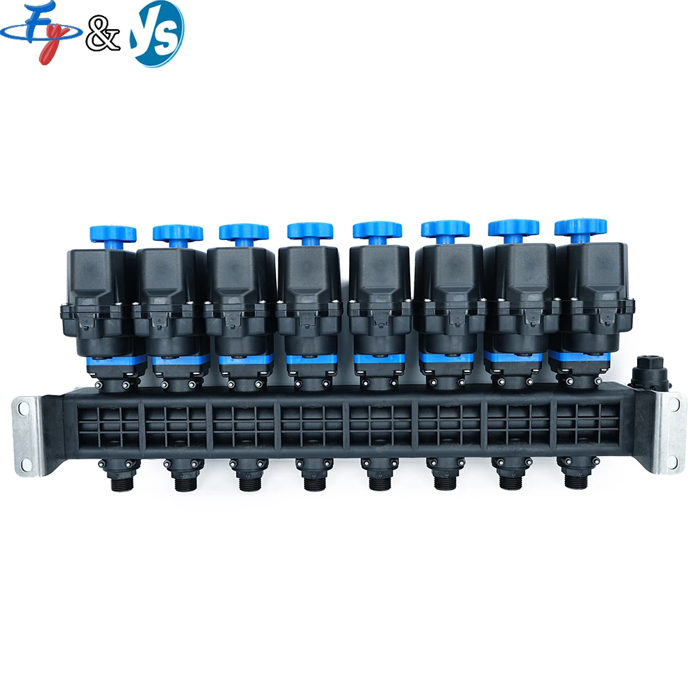 8‑Section GNSS Precision Variable Rate Spray Control System, Agricultural Boom Sprayer Section Control Kit