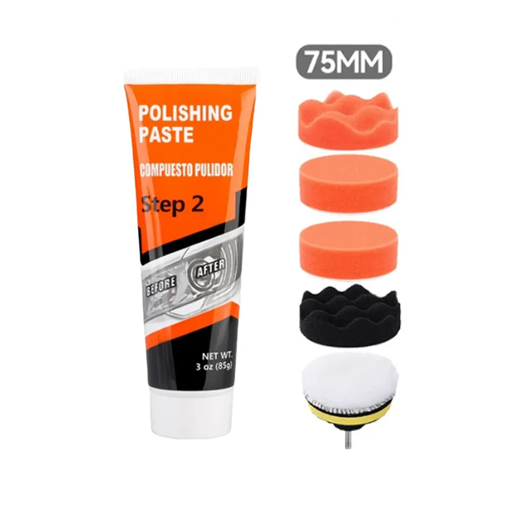 Koplamp Restauratie Kit Auto Licht Lens Restorer Polish Pasta Reinigingsset Auto Koplamp Polijsten Kras Reparatie Opknappen Tool