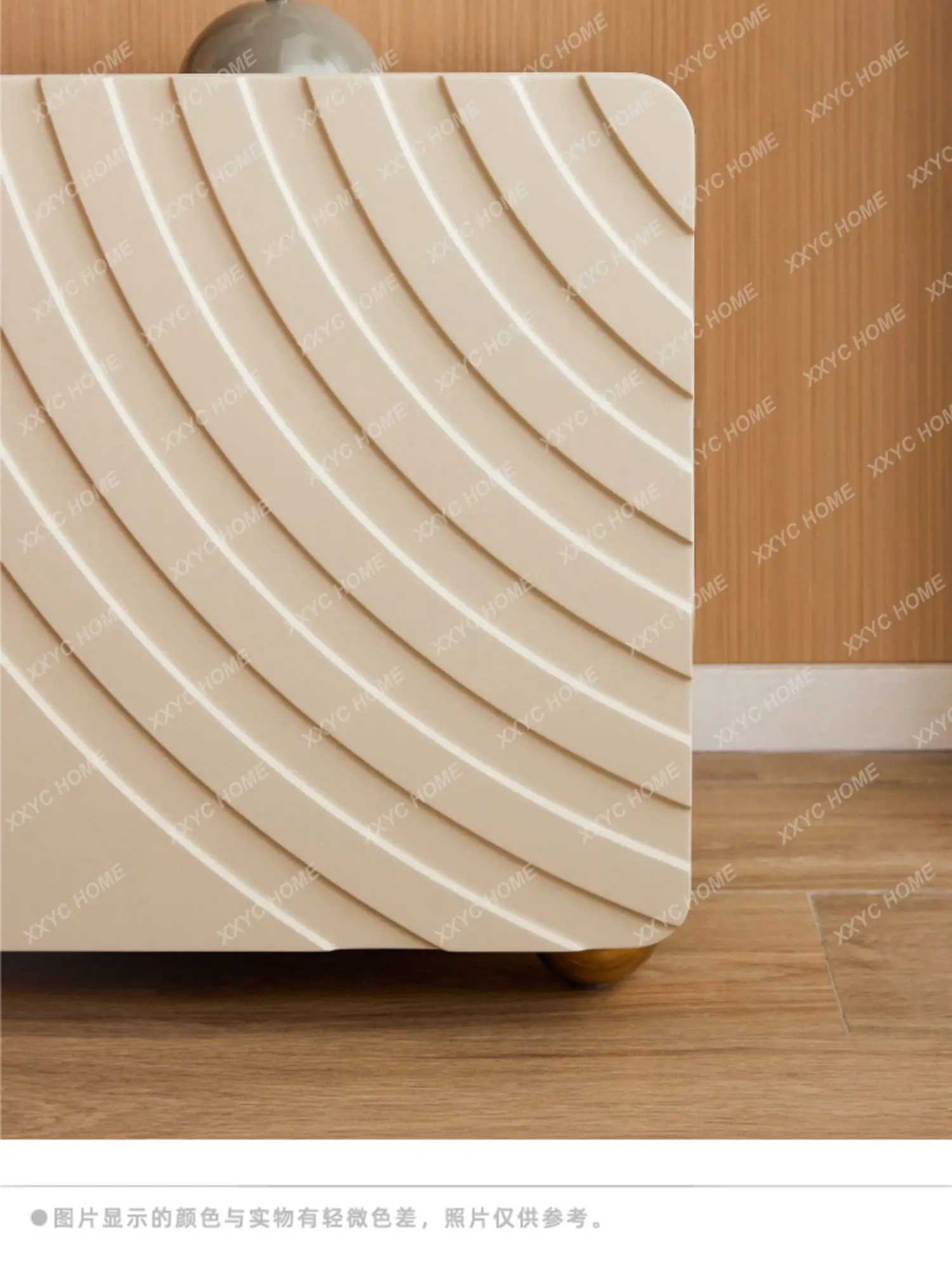 Nordic bedroom small cabinet designer locker original light luxury texture storage small bedside table