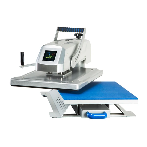 

High Pressure15"*15" Manual Ironing Machine T-shirt Heat Press Machine Slide Out Sublimation Printer With Insert T-shirt Design