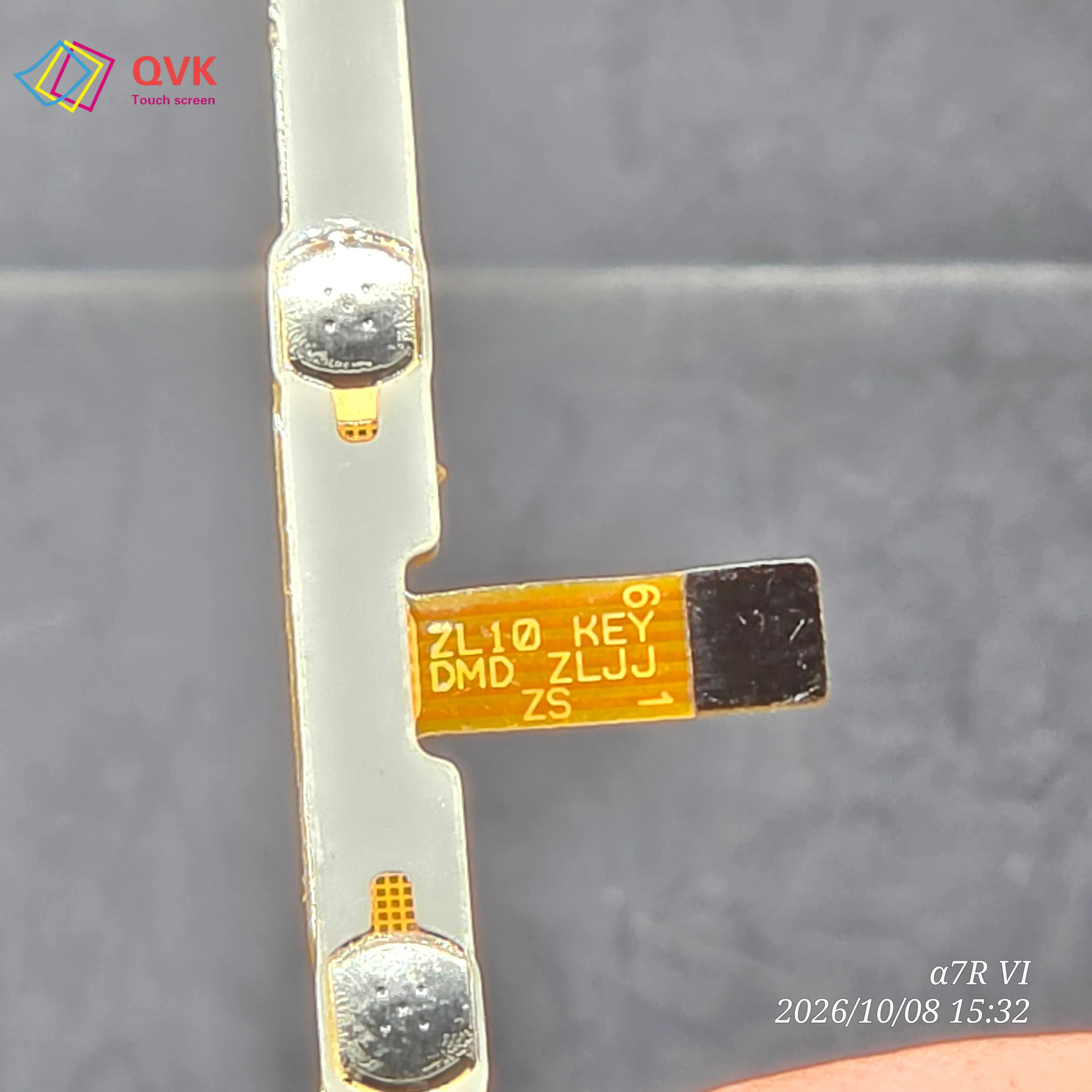 For ZL10 KEY DMD ZLJJ ZS 44MM Tablet Spare Parts Switch On Off Power Volume Button Cable Flex