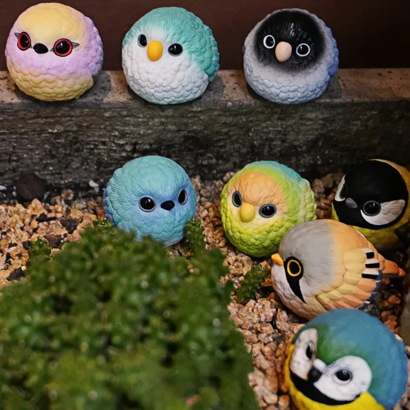 Original dodowo jojo pássaro v4 sonho ilha série caixa cega gordura jojo kawaii pássaro estatuetas caixa mistério quarto ornamento presente do feriado