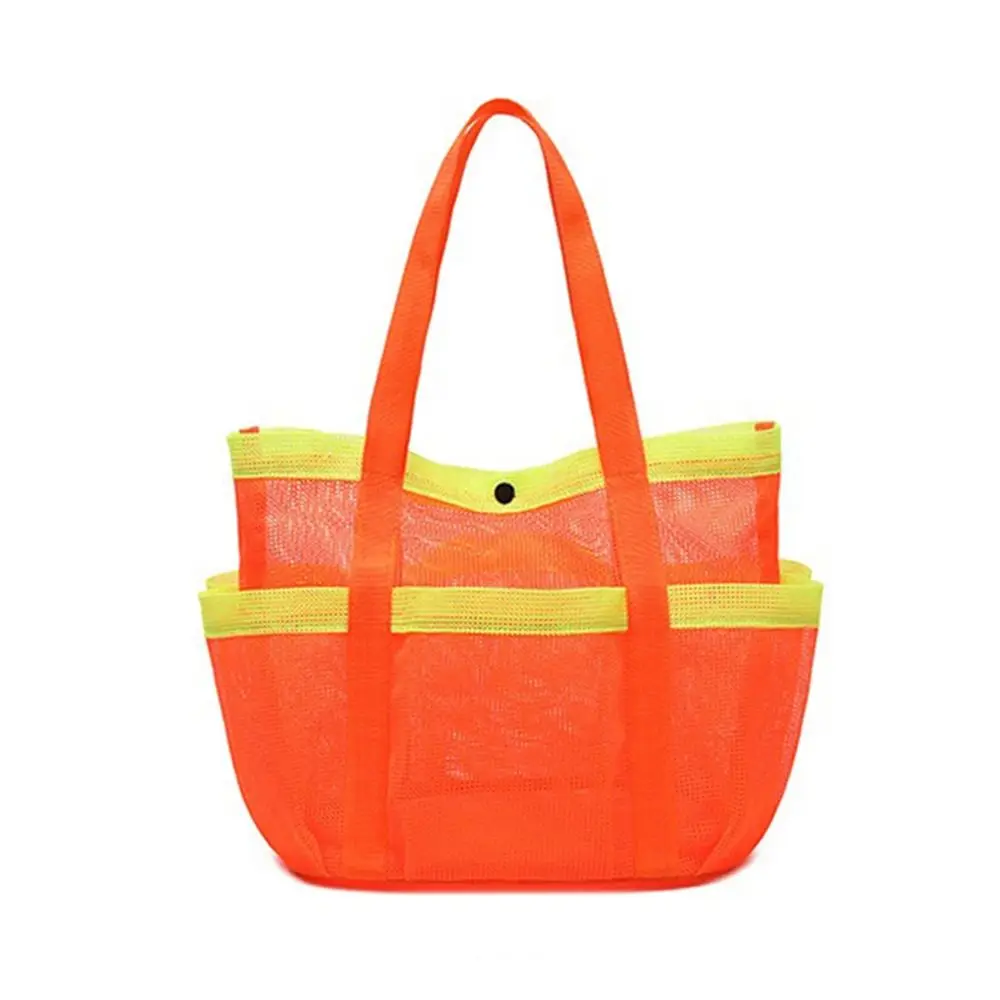 

Breathable Mesh Beach Storage Bag Foldable Light Weight Sand Collector Quick Dry Large Capacity Swimming Handbag Summer