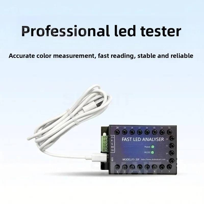 LED Tester & Color Analyzer | Multi-Channel Brightness/Color Sensor for LED Light Measurement