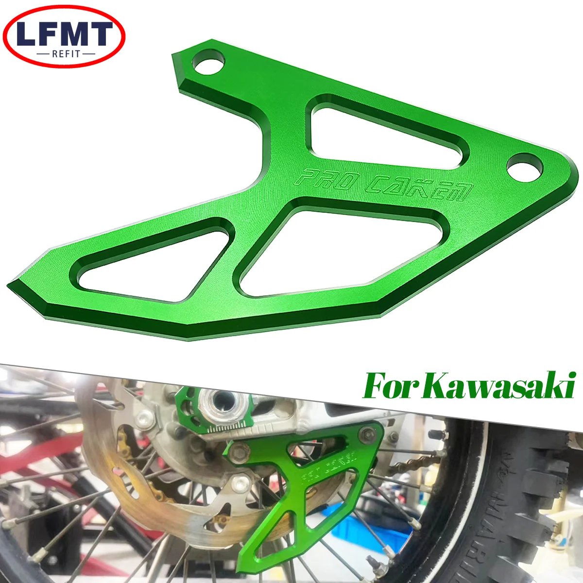 

Motorcycle Rear Brake Caliper Brake Disc Guard Protector Cover For Kawasaki KX250F KX450F KLX450R KX 250F 450F KLX 450R Model