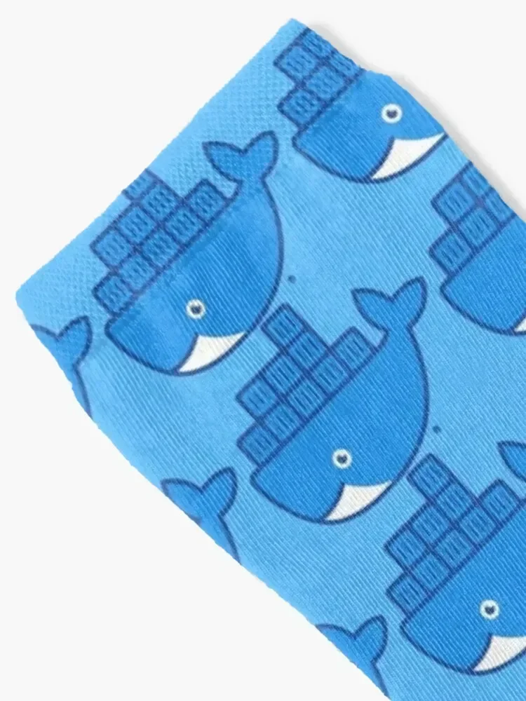 Docker Moby logo (2020) Socks Stockings kids Socks Men's Women's