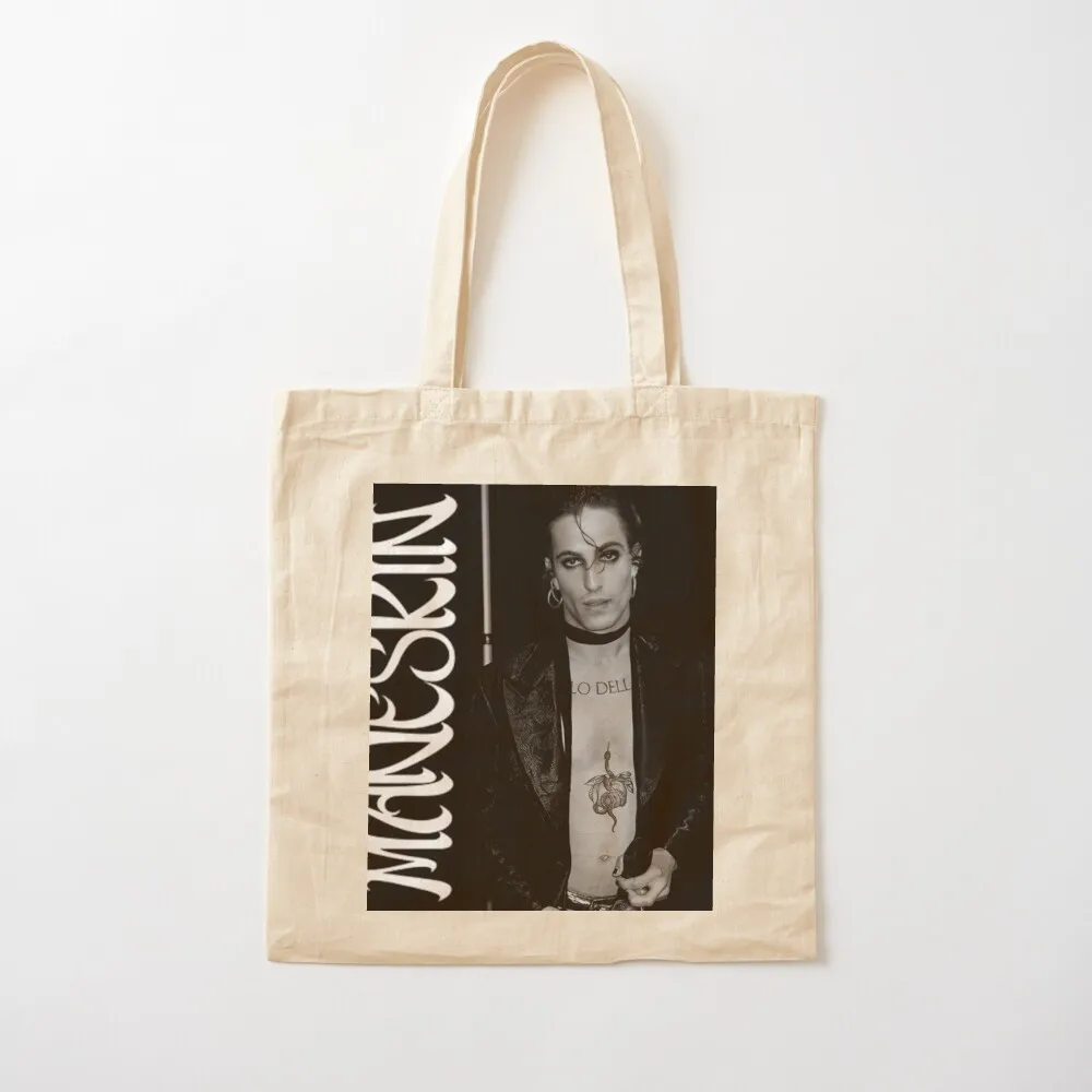 

Damiano David Maneskin Tote Bag женская сумка Сумки для конфет Холщовая большая сумка