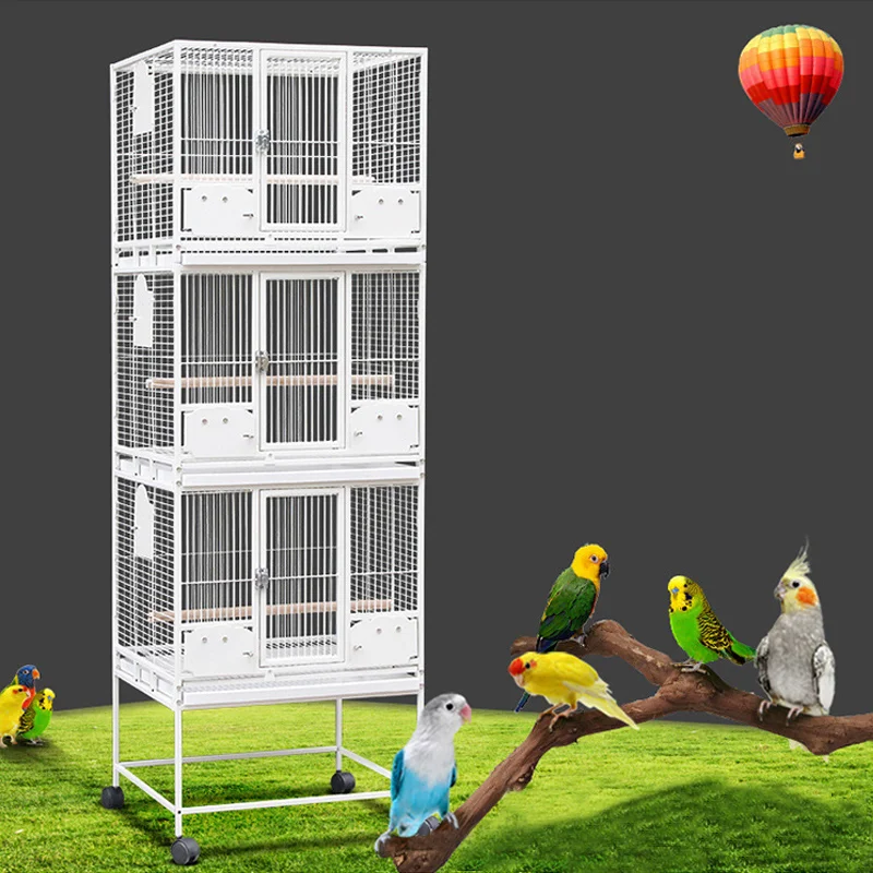 High Quality Stackable Bird Cage Pigeon Transport Cage Canary Breeding Cage