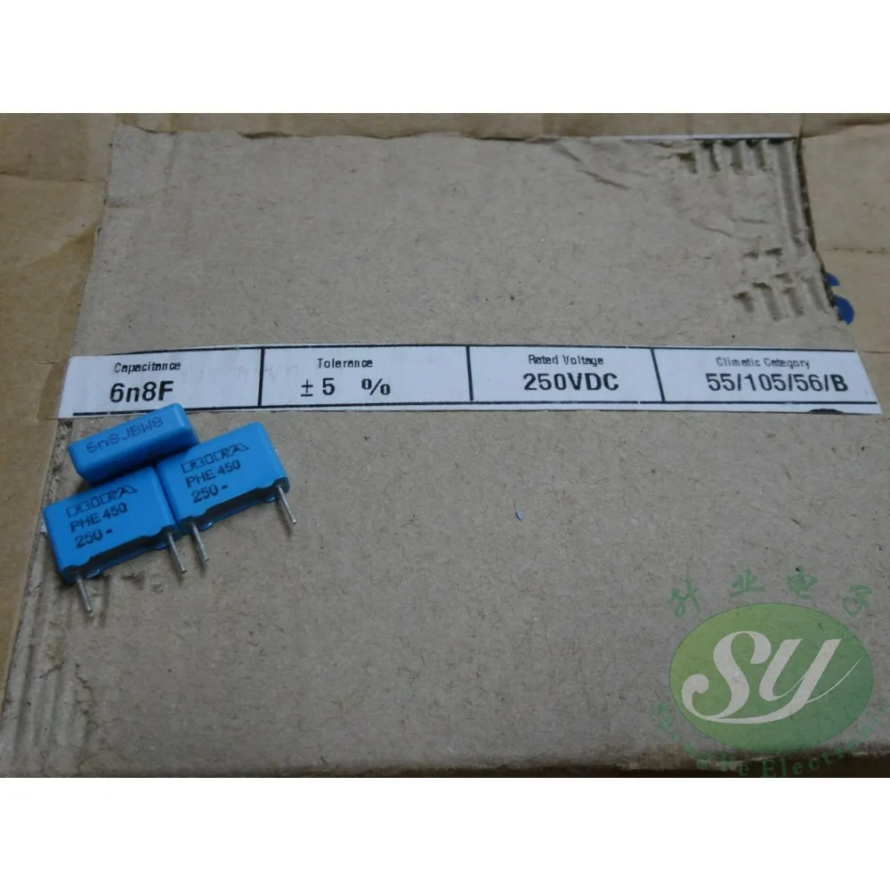 

10PCS RIFA PHE450 0.0068uf/250v 6.8nf 6n8 6800pf 682 Brand New 10mm Film Capacitor