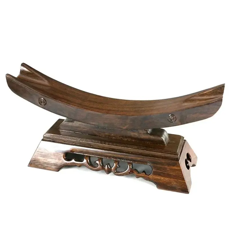 DT19 Solid Wood Samurai Sword Display Stand Holder 25x8.5x13CM Home Decor for Craft for Katana Knife Collection view 5