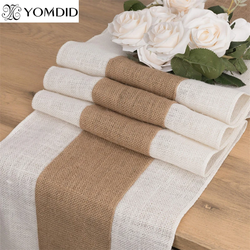 

European Dinner Table Runner Home Hotel Restaurant Rustic Tea Runner Table Cover Wedding Christmas Holiday Party Tablecloth