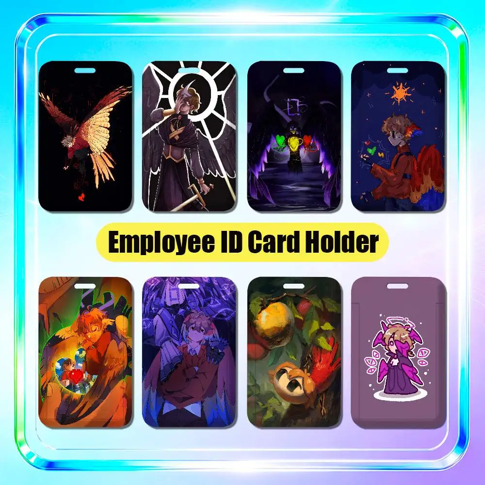 For Grian Employee ID Card Holder Office Badge Student Bank Work Credit Holders Hard Case Shell