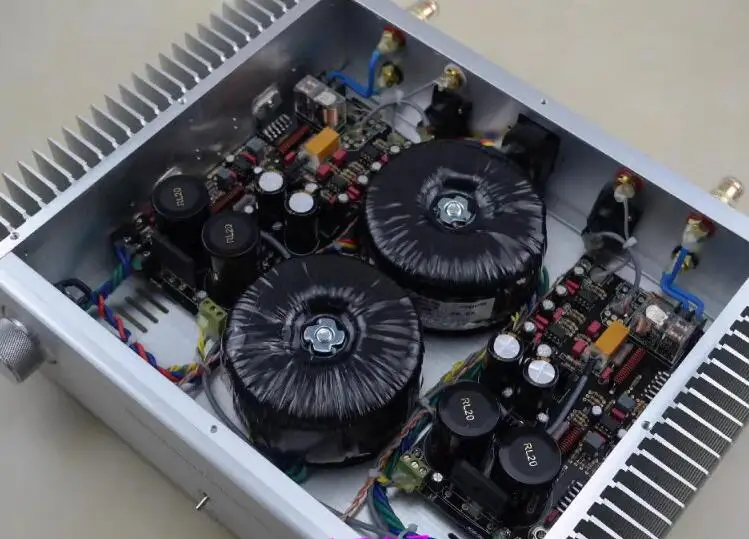 並列パワーアンプ,完全バランス,lm3886,120w x 2ステレオ