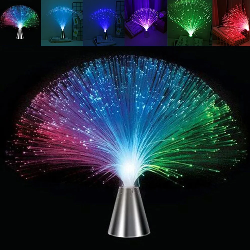 

LED Fiber Optic Lamp Multicolor Star Sky Light For Holiday Wedding Centerpiece Optic Fiber LED Night Lighting Decor lamp