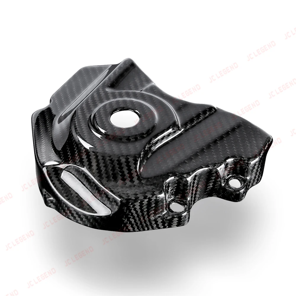 For Kawasaki Ninja ZX-10R ZX10R 2011-2020 2021 2022 2023 Motorcycle Carbon Fiber Engine Front Chain Sprocket Cover Fairing Cowl