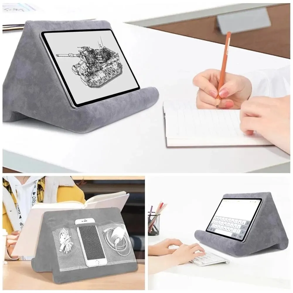 Xnyocn Tablet Stand Multifunction Sponge Pillow Stands for IPad Samsung Huawei Tab Reading Holder Support Bed Mount Bracket Book image 2