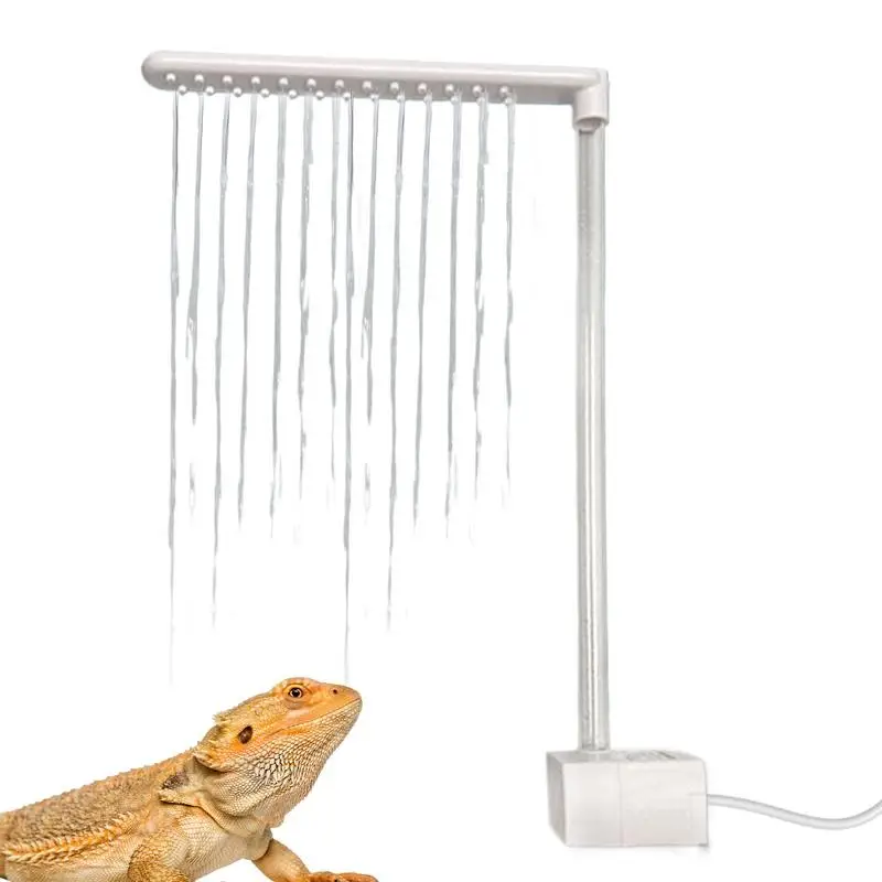 

Бородатый дракон, принадлежности для ванны, насадка для душа, аксессуары для бородатого дракона, товары для домашних животных, электрическая насадка для душа с вращением на 360° для маленьких