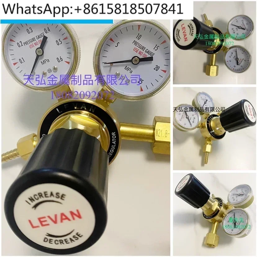 W21.8 interface pressure reducer standard gas pressure reducing valve 10L carbon dioxide pressure reducer