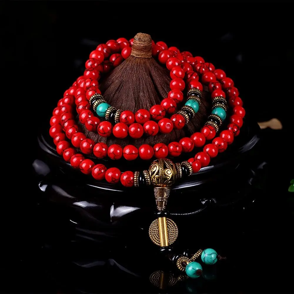 

Буддийские молитвенные браслеты, каменные бусины, браслеты, унисекс, ожерелье для йоги, медитации, статуя