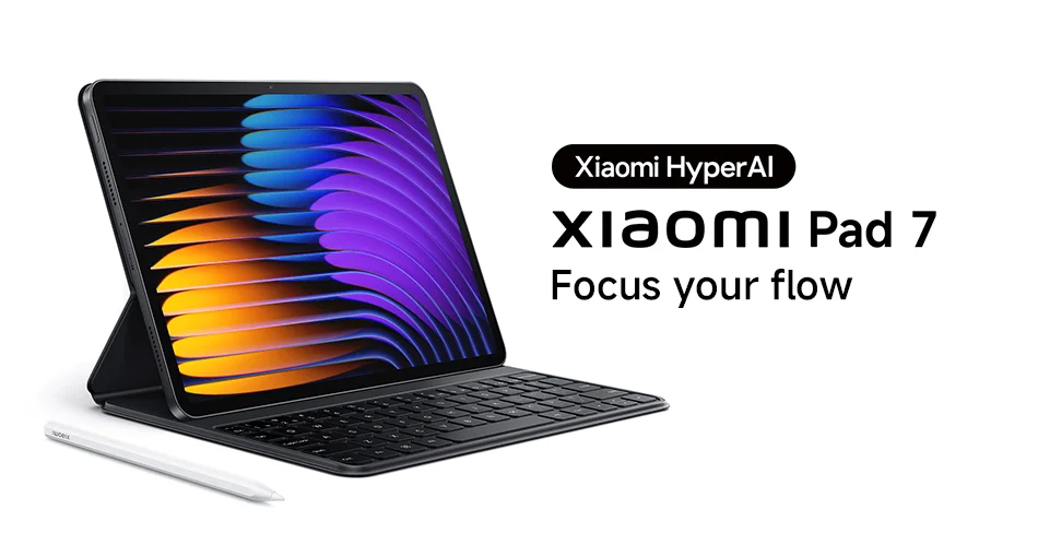 Xiaomi Pad 7 Global Version Mi Tablet PC 128GB 256GB Snapdragon 7+ Gen 3 3.2K 144Hz Screen 8MP 13MP Camera 8850mAh 45W Charging